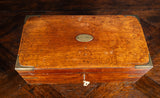 19th Century Mahogany Campaign Writing Slope - Harrington Antiques
