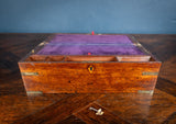 19th Century Mahogany Campaign Writing Slope - Harrington Antiques