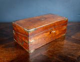 19th Century Mahogany Campaign Writing Slope - Harrington Antiques