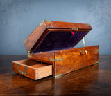 19th Century Mahogany Campaign Writing Slope - Harrington Antiques