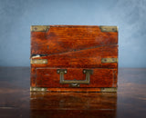 19th Century Mahogany Campaign Writing Slope - Harrington Antiques