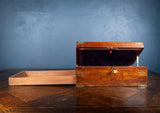 19th Century Mahogany Campaign Writing Slope - Harrington Antiques
