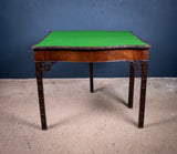 19th Century Mahogany Chinese Chippendale Style Card Table - Harrington Antiques