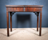 19th Century Mahogany Chinese Chippendale Style Card Table - Harrington Antiques