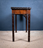 19th Century Mahogany Chinese Chippendale Style Card Table - Harrington Antiques