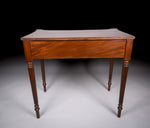 19th Century Mahogany Concave Side Table, c.1880 - Harrington Antiques