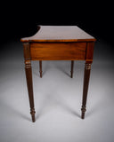 19th Century Mahogany Concave Side Table, c.1880 - Harrington Antiques