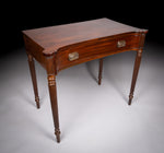 19th Century Mahogany Concave Side Table, c.1880 - Harrington Antiques