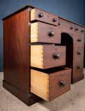 19th Century Mahogany Estate Desk, c.1860 - Harrington Antiques