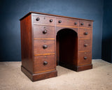 19th Century Mahogany Estate Desk, c.1860 - Harrington Antiques