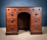 19th Century Mahogany Estate Desk, c.1860 - Harrington Antiques