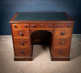19th Century Mahogany Estate Desk, c.1860 - Harrington Antiques