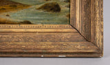 19th Century Oil On Board - Donkey On A Stormy Beach - Harrington Antiques