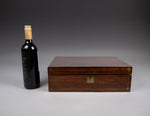 19th Century Rosewood & Brass Writing Slope With Share Certificates - Harrington Antiques