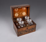 19th Century Tunbridge Ware 'Perspective Cube' Scent Bottle Box - Harrington Antiques