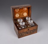 19th Century Tunbridge Ware 'Perspective Cube' Scent Bottle Box - Harrington Antiques
