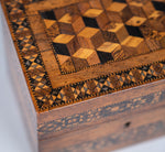 19th Century Tunbridge Ware 'Perspective Cube' Scent Bottle Box - Harrington Antiques