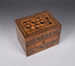 19th Century Tunbridge Ware 'Perspective Cube' Scent Bottle Box - Harrington Antiques