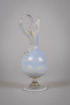 19th Century Venetian Revivalist Hand Blown Opalescent Glass Ewer, c.1890 - Harrington Antiques