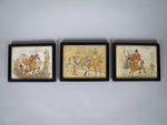 3 x Original Ink & Watercolour Comic Hunting Illustrations by Charles Edmund Brock (1870-1938) - Harrington Antiques