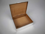 .925 Silver Cigarette Box by Wilhem Binder, c.1961. Military Inscription. - Harrington Antiques