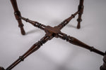 Edwardian Mahogany Inlaid Corner Chair With Musical Instrument Motif