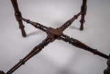 Edwardian Mahogany Inlaid Corner Chair With Musical Instrument Motif