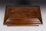 Large Victorian Mahogany Bombe Tea Caddy, c.1840