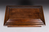 Large Victorian Mahogany Bombe Tea Caddy, c.1840