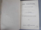 1858-59 The Virginians by W. Thackeray. First Issue, First Edition. 2 Vol.