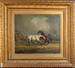 Circle of Samuel Alken (British, 1784-1825) - Horses In Pasture (Signed 'S. Alken, 1806') - Harrington Antiques