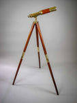 Dolland of London 'Day Or Night' Brass & Mahogany Telescope With Tripod, c.1850. - Harrington Antiques