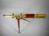 Dolland of London 'Day Or Night' Brass & Mahogany Telescope With Tripod, c.1850. - Harrington Antiques