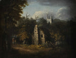 Early 19th Century Oil of Weston Church, Bath, In The Manner Of Thomas Gainsborough, by Norwich School Artist.. - Harrington Antiques