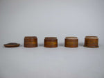 Early 19th Century Sycamore Four Tier Spice Tower. - Harrington Antiques