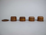 Early 19th Century Sycamore Four Tier Spice Tower. - Harrington Antiques