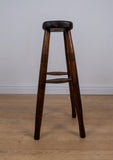 Early 20th Century Elm Country Stool - Harrington Antiques