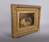 'Emblems Of Spring' by Laura Mias, 1881. Oil On Canvas. - Harrington Antiques