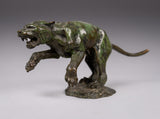 Fine Bronze Jaguar Sculpture On Marble Plinth - Signed 'S. Maclaurin'. - Harrington Antiques