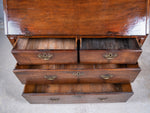 Fine George II Chippendale Period Bureau Bookcase With Bramah Lock. - Harrington Antiques