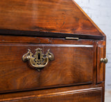 Fine George II Chippendale Period Bureau Bookcase With Bramah Lock. - Harrington Antiques