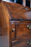 Fine George II Chippendale Period Bureau Bookcase With Bramah Lock. - Harrington Antiques