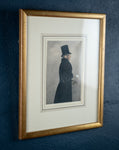 Fine Portrait Of A Victorian Gentleman - Watercolour & Pencil. Signed. - Harrington Antiques
