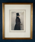 Fine Portrait Of A Victorian Gentleman - Watercolour & Pencil. Signed. - Harrington Antiques