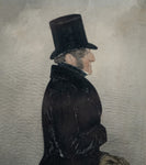 Fine Portrait Of A Victorian Gentleman - Watercolour & Pencil. Signed. - Harrington Antiques