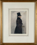 Fine Portrait Of A Victorian Gentleman - Watercolour & Pencil. Signed. - Harrington Antiques