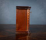 Fine Victorian Carved Walnut Glazed Letter Box - Harrington Antiques