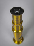 French Brass Field Microscope With Original Box & Slides, c.1880-90. - Harrington Antiques