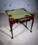 George II Mahogany Triple Top Games & Tea Table, c.1750. - Harrington Antiques