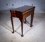 George II Mahogany Triple Top Games & Tea Table, c.1750. - Harrington Antiques